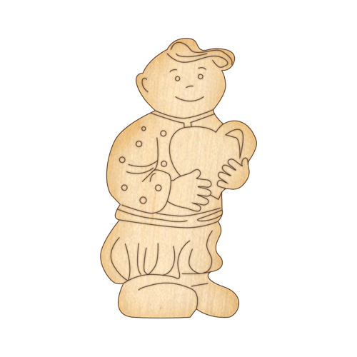 Заготовка из фанеры №98 Мальчик-2 (5574)