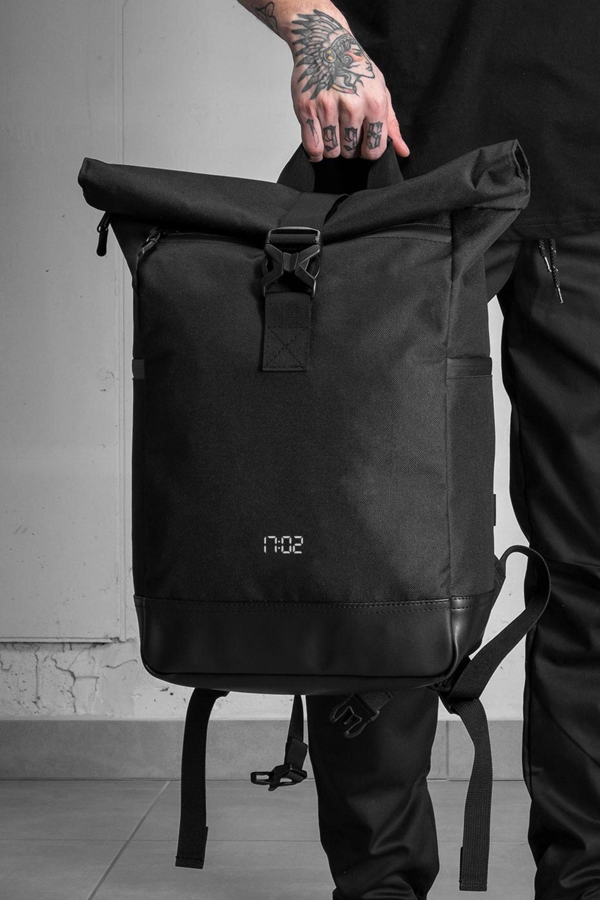 Рюкзак-роллтоп повседневный Without унисекс с принтом AMG Black (8049992)