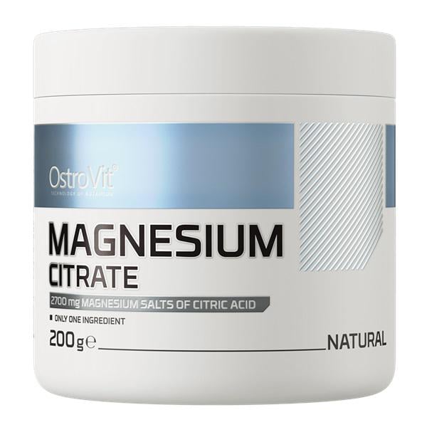 Микроэлемент Магний для спорта OstroVit Magnesium Citrate 200 г 74 порции