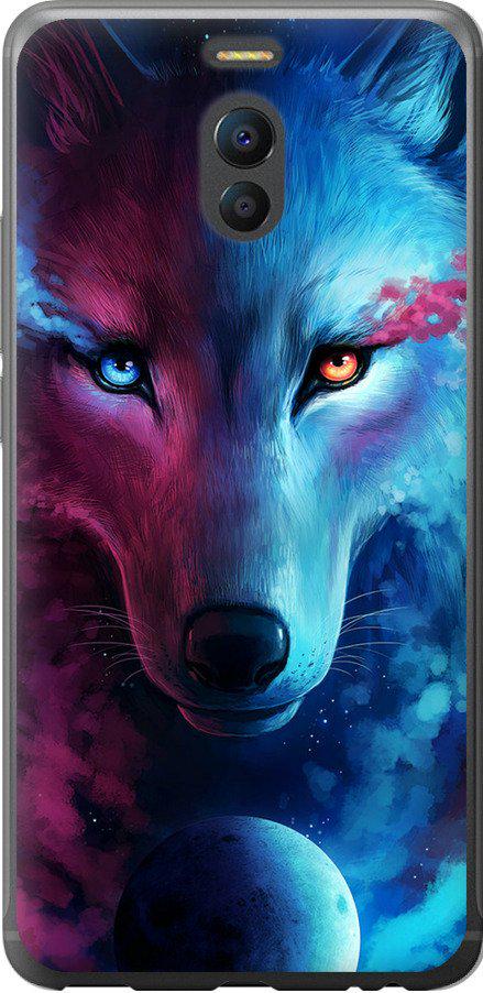 Чехол на Meizu M6 Note Арт-волк (3999u-1108-42517) Чехол на Meizu M6 Note Арт-волк (3999u-1108-42517)