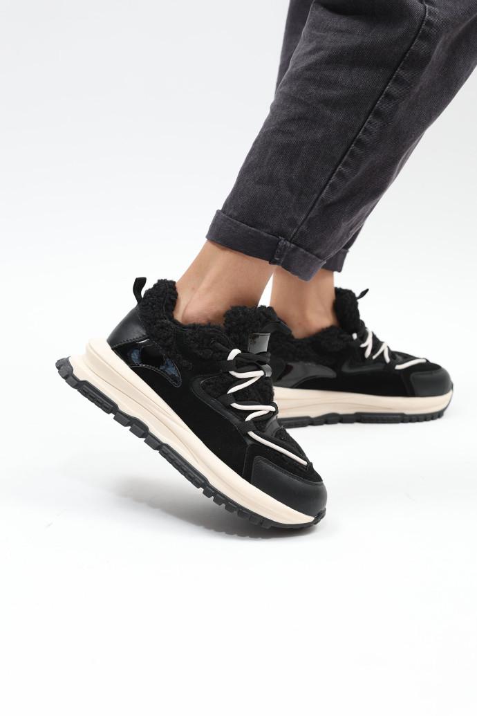 Кросівки LONZA 192627 р. 39 Чорний (18554_39) - фото 3 Кросівки LONZA 192627 р. 39 Чорний (18554_39) - фото 3