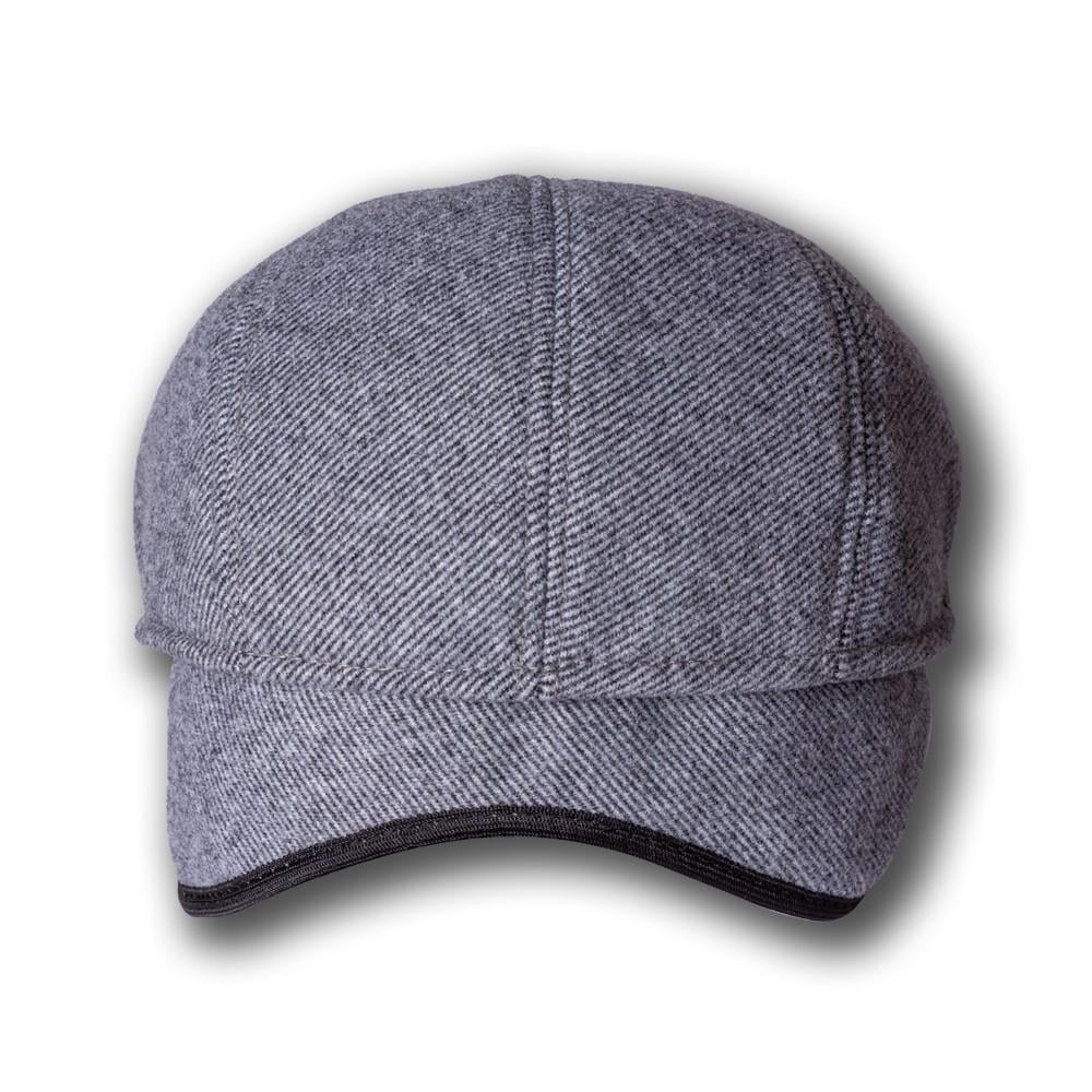 Кепка-п'ятиклінка Lider у смужку хутро на утепленій підкладці 55-60 см Сірий (25880494) - фото 3