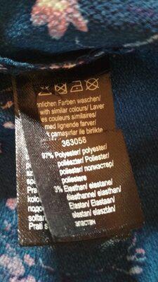 Блуза квіткова вільного крою від Tchibo р. 46 - фото 4