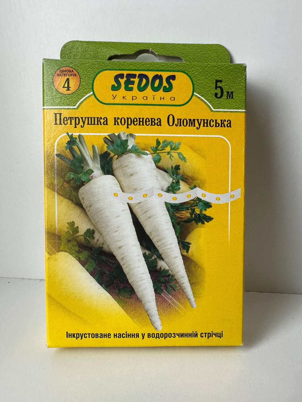 Семена Петрушка корневая Sedos Оломунская на ленте 5 250 семян (981)