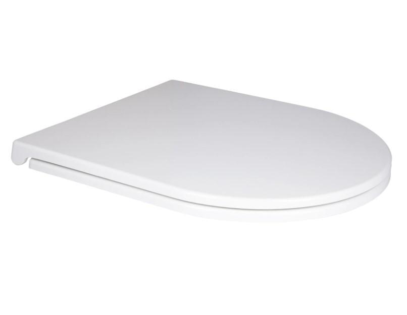 Сидения для унитаза Qtap Robin Aries с микролифтом Slim Duroplast/Quick Release (QT99HY2411W)
