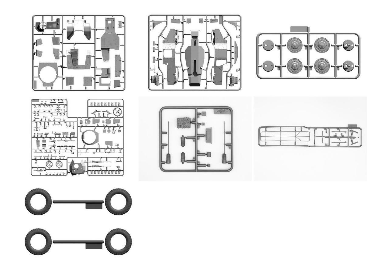 Сборная модель ICM Panzerspähwagen Funk P204 f Командирская бронемашина (35378) - фото 3 Сборная модель ICM Panzerspähwagen Funk P204 f Командирская бронемашина (35378) - фото 3