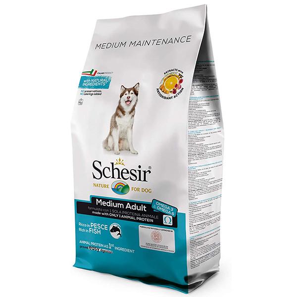 Корм сухий для собак Schesir Dog Medium Fish 12 кг (24149502)
