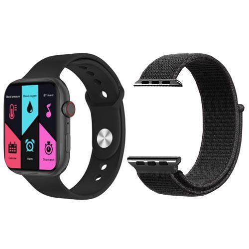 Смарт-часы Smart Watch FK99-6S Plus 4,4 см 2 браслета Black