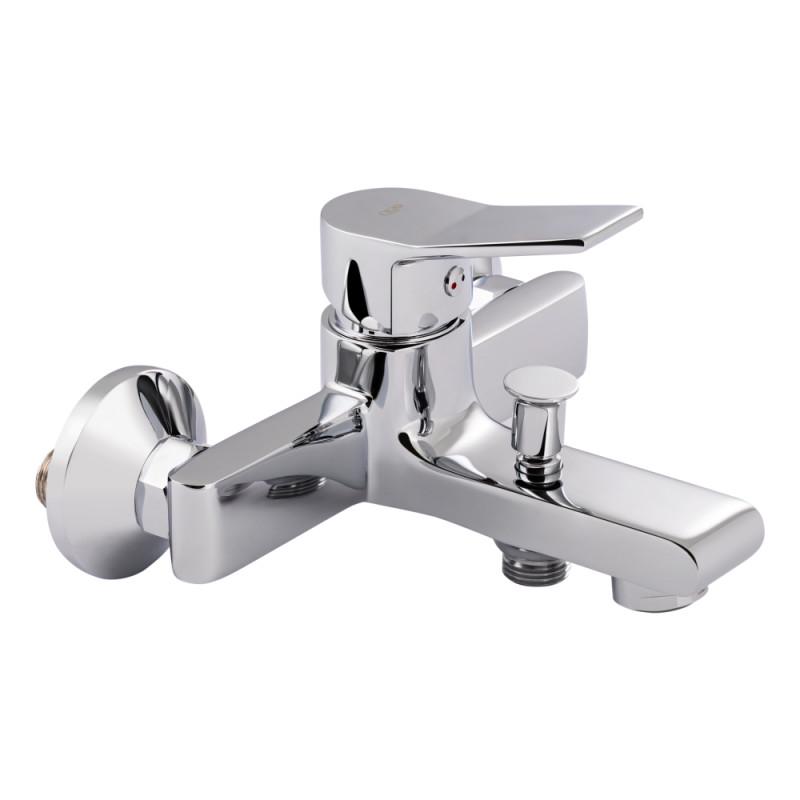 Cмеситель для ванны Q-tap Javornik QT3014107DC однорычажный Хром (77395)