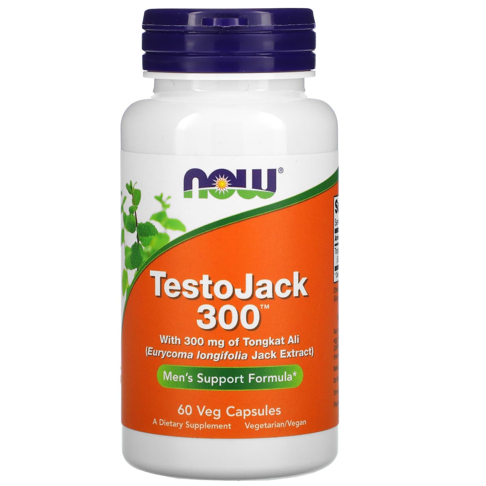 Бустер тестостерона Now Foods TestoJack 300 60 кап. (1167) - фото 1