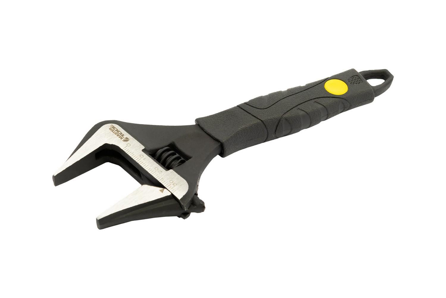 Ключ разводящий MasterTool 150 мм 0-35 мм тонкие губки CrV рукоятка с TPR накладкой (76-0321)