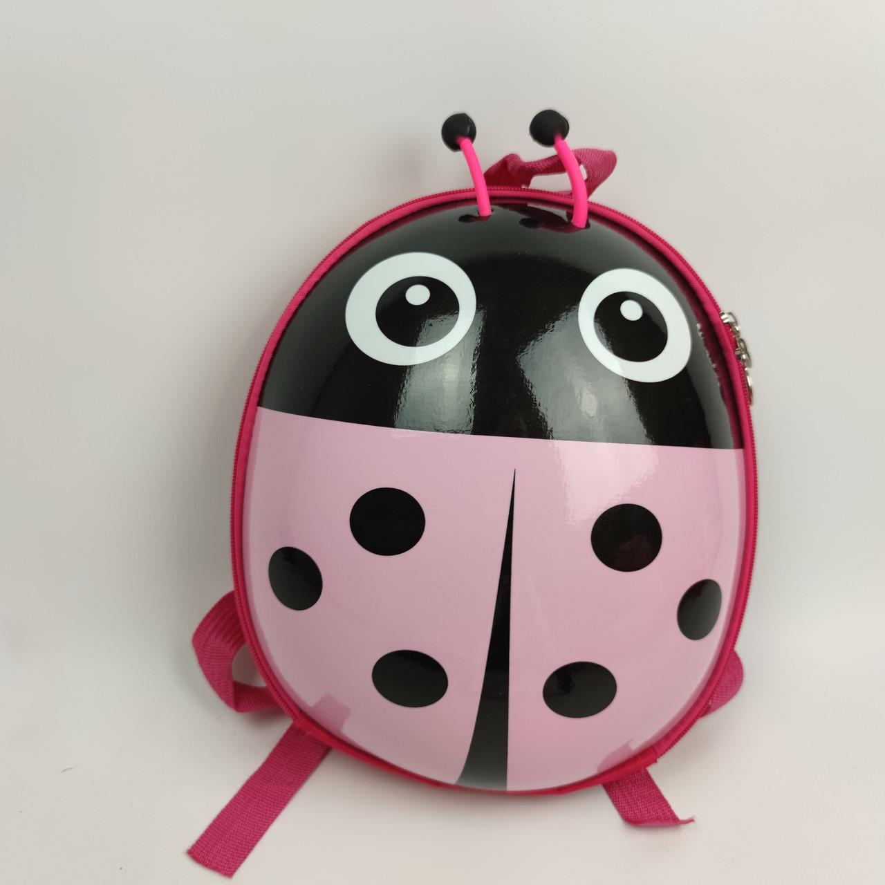 Рюкзак детский Mat4baby SW-00000265 Божья коровка 24х12х28 см Розовый