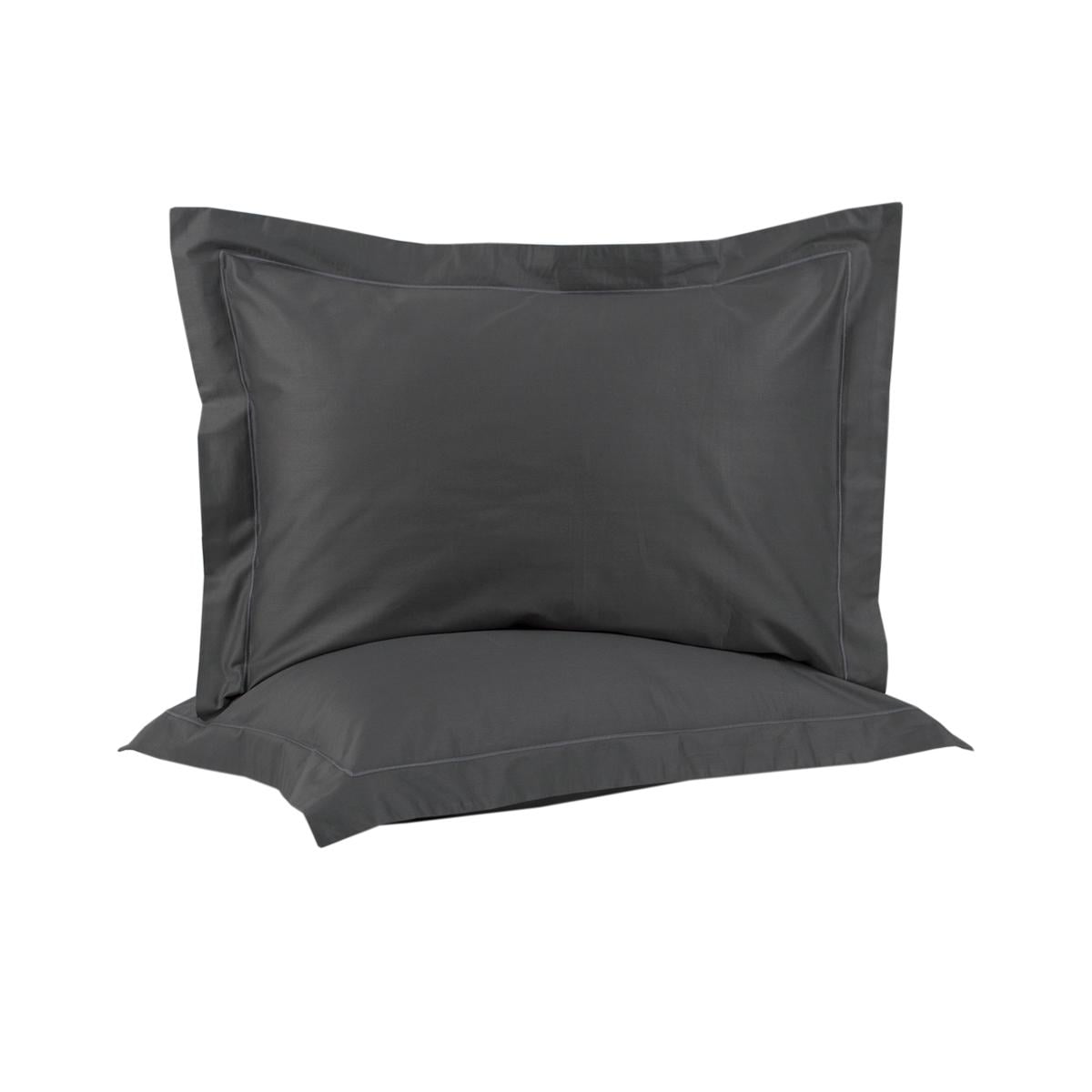 Наволочка Lotus Home Dakota Modern сатин 50x70+5 см 2 шт. Антрацит (svt-2000022351478)