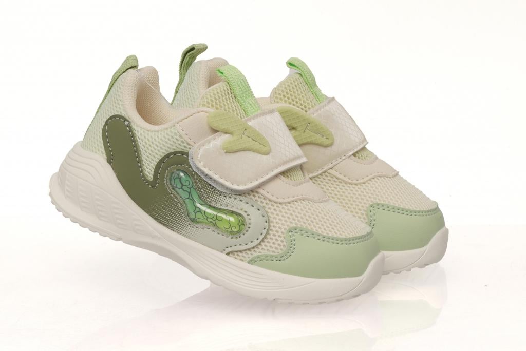 Кроссовки 547 в сетку р. 20 Бело-зеленый