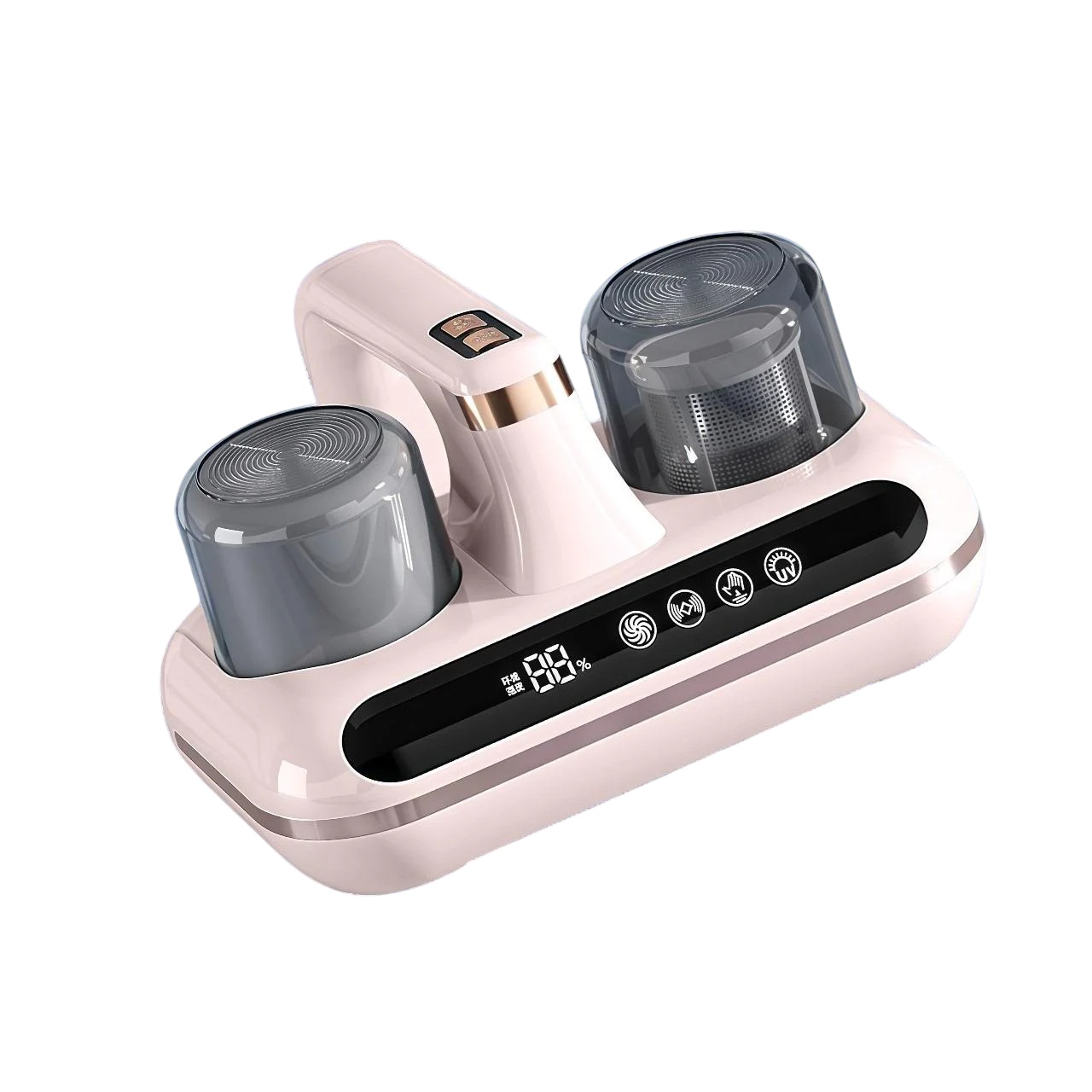 Пылесос ручной аккумуляторный для матрасов и ковров Розовый (VEN-1176P)