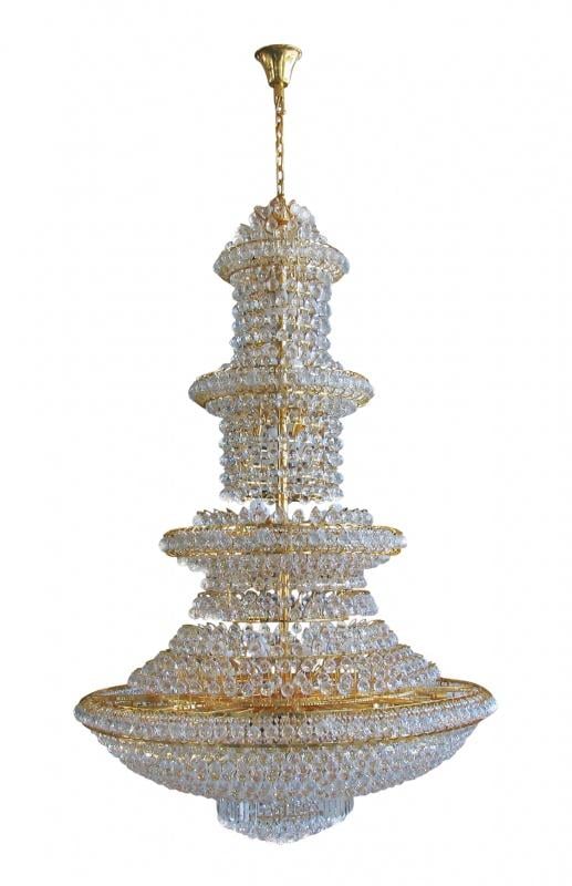 Люстра подвесная большая для холла Brille BCL-290S/98