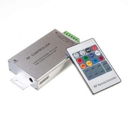 Пульт для RGB ленты №65 12-24 В 20 кнопок (24А-RF) Пульт для RGB ленты №65 12-24 В 20 кнопок (24А-RF)