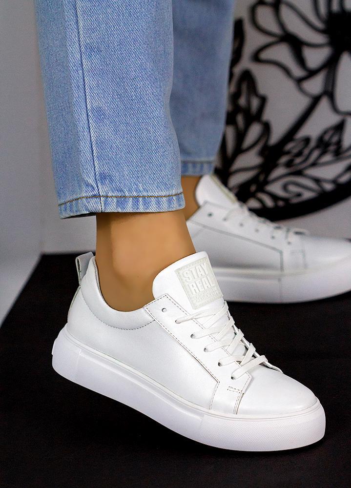 Кеды STAY 2 REAL кожаные 7969-28 р. 41 Белый (7969-28)