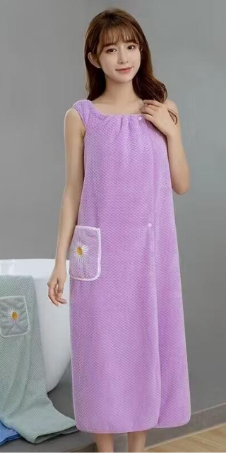 Халат-рушник 2в1 L Lilac (id_525) Халат-рушник 2в1 L Lilac (id_525)