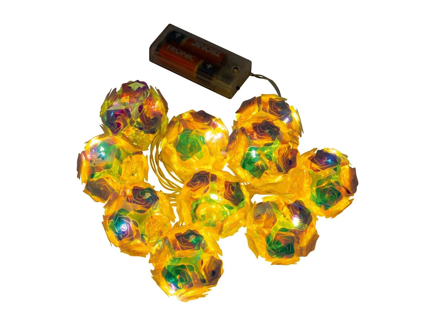 Гірлянда Livarno Home Голографічні кулі 10 LED з таймером 165 см (P1-00314) - фото 4 Гірлянда Livarno Home Голографічні кулі 10 LED з таймером 165 см (P1-00314) - фото 4