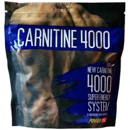 Жироспалювач Power Pro Carnitine 4000 Лимон 500 г