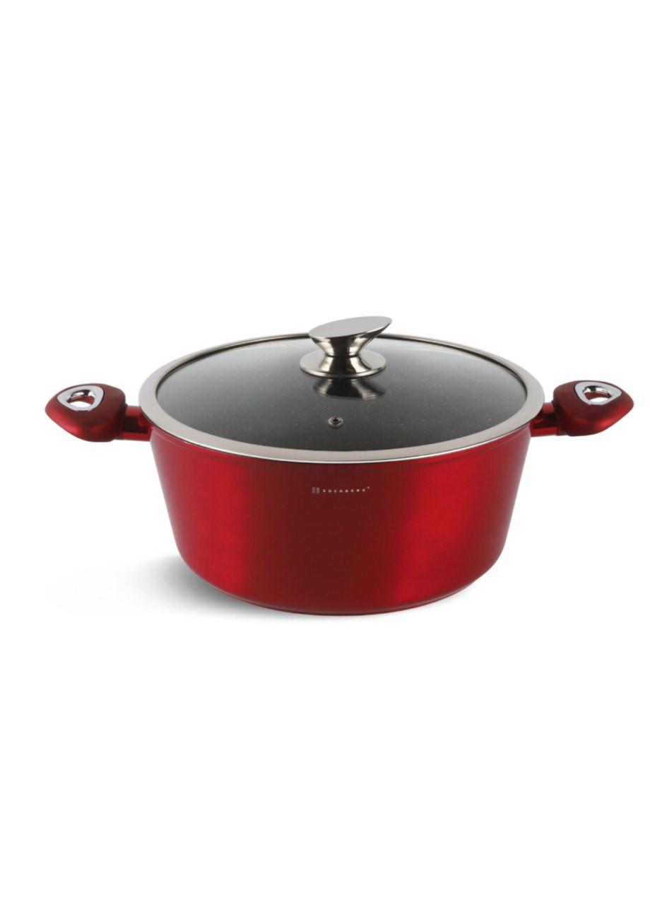 Набір каструль Edenberg EB-7421 литий алюміній/мармурове антипригарне покриття/індукційне дно 8 пр. Бордовий (ML-05380) - фото 4 Набір каструль Edenberg EB-7421 литий алюміній/мармурове антипригарне покриття/індукційне дно 8 пр. Бордовий (ML-05380) - фото 4