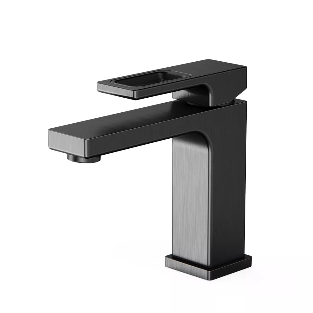 Смеситель для умывальника Gappo G1017-9 Графит (1045067) - фото 1