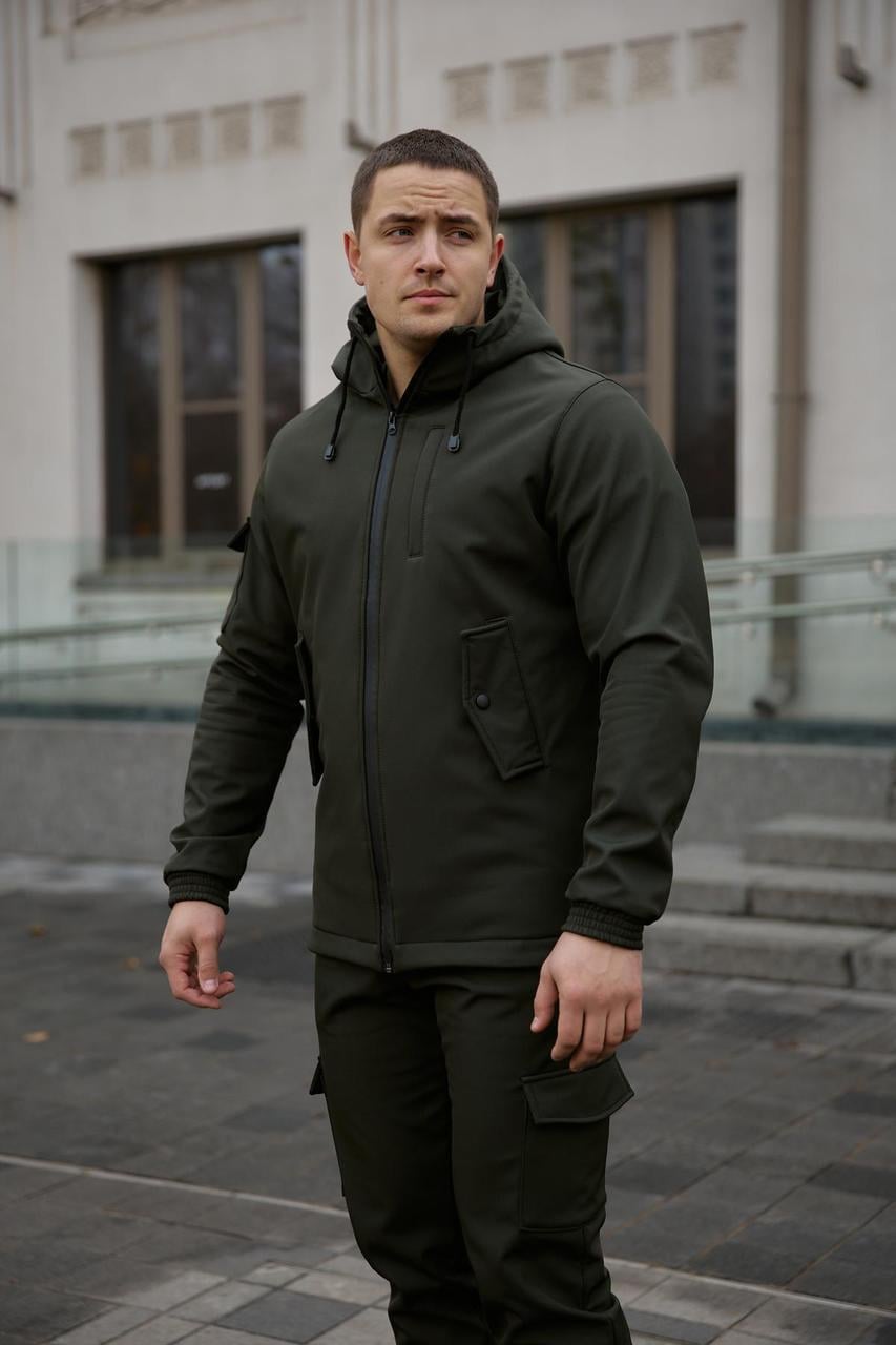 Куртка чоловіча Soft Shell Intruder S Хакі (3187256973)