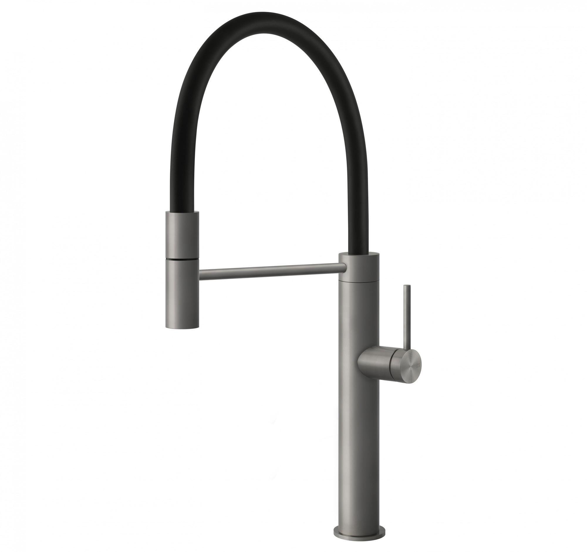 Смеситель кухонный Gessi 316 Flessa Нержавеющая сталь полированная (60010#239)