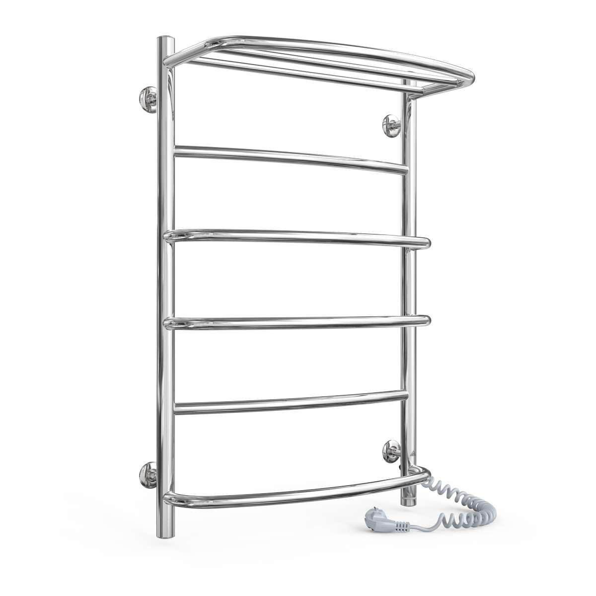 Полотенцесушитель Laris Еврофлеш П6 с полкой Е S3 подключение справа 500х800 мм (73207779)