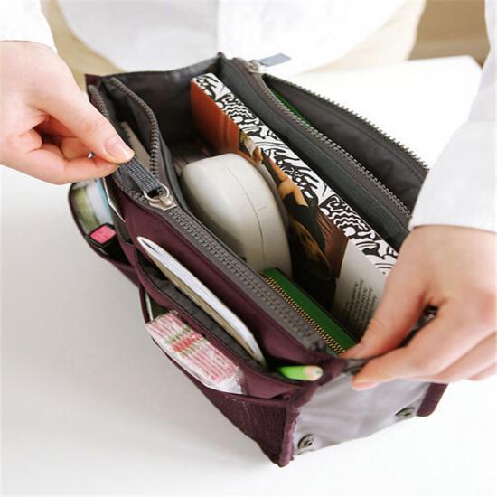 Сумка-органайзер в дорожную сумку Bag in bag Maxi 27x17 Burgundy (100577) - фото 5 Сумка-органайзер в дорожную сумку Bag in bag Maxi 27x17 Burgundy (100577) - фото 5