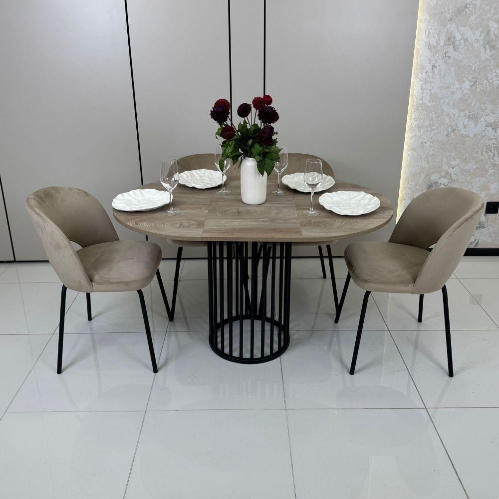 Стол раздвижной на кухню ROTARO D900