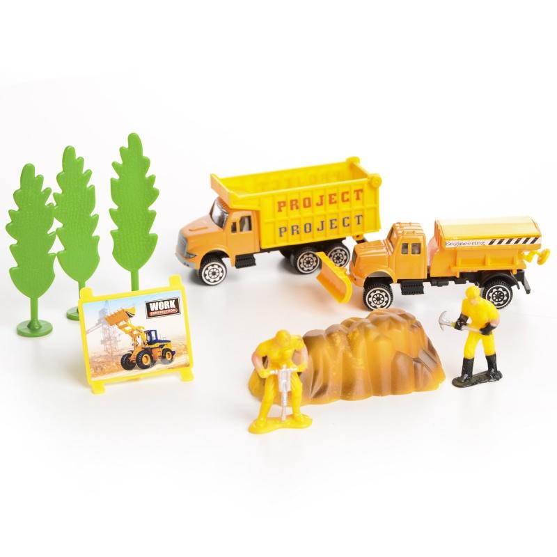 Игровой набор Na-Na строительной теxники с фигурками IM287 (T44-020)