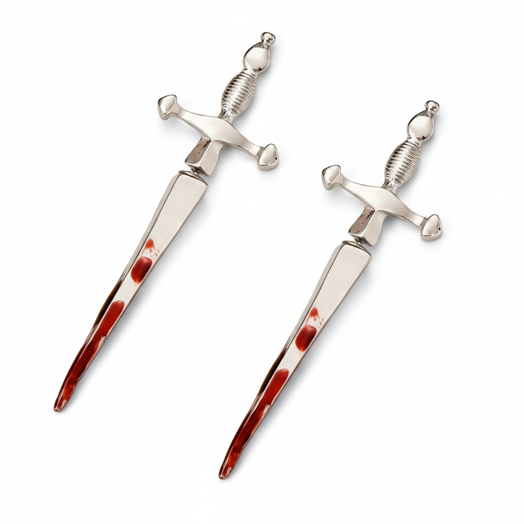 Серьги-джекеты Кинжал (2901298188)