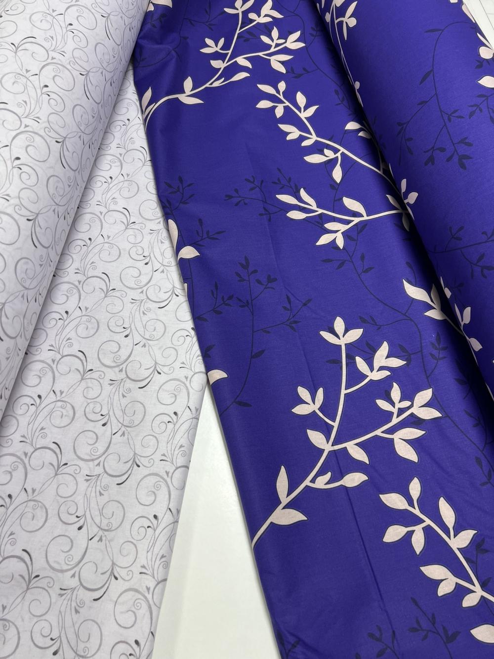 Комплект постельного белья Валери ранфорс евро/наволочки 50х70/70x70 см (8442) - фото 3