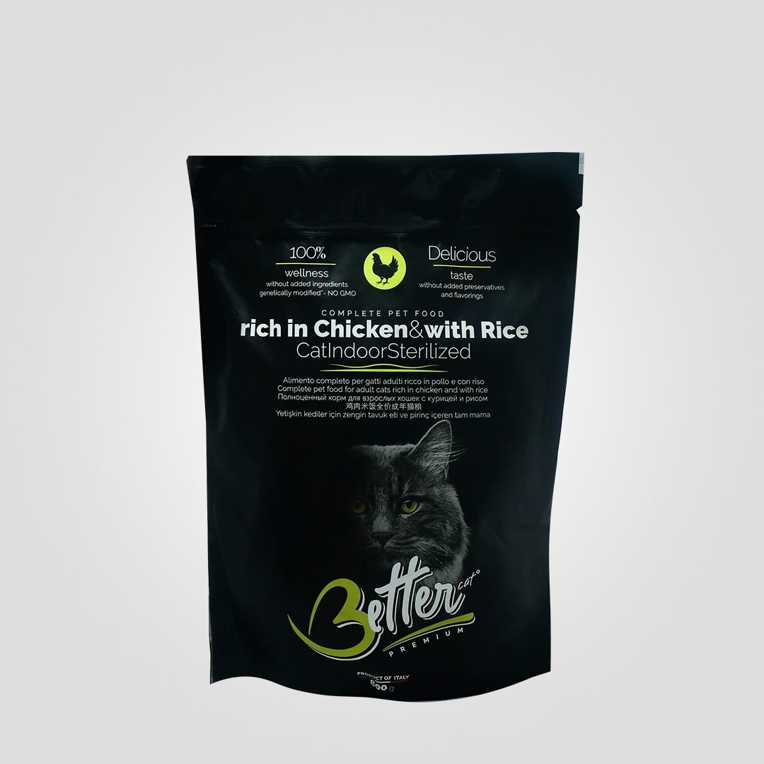 Корм сухой Better Cat Indoor&Sterilised Chicken&Rice для стерилизованных кошек с курицей 800 г (20505534)