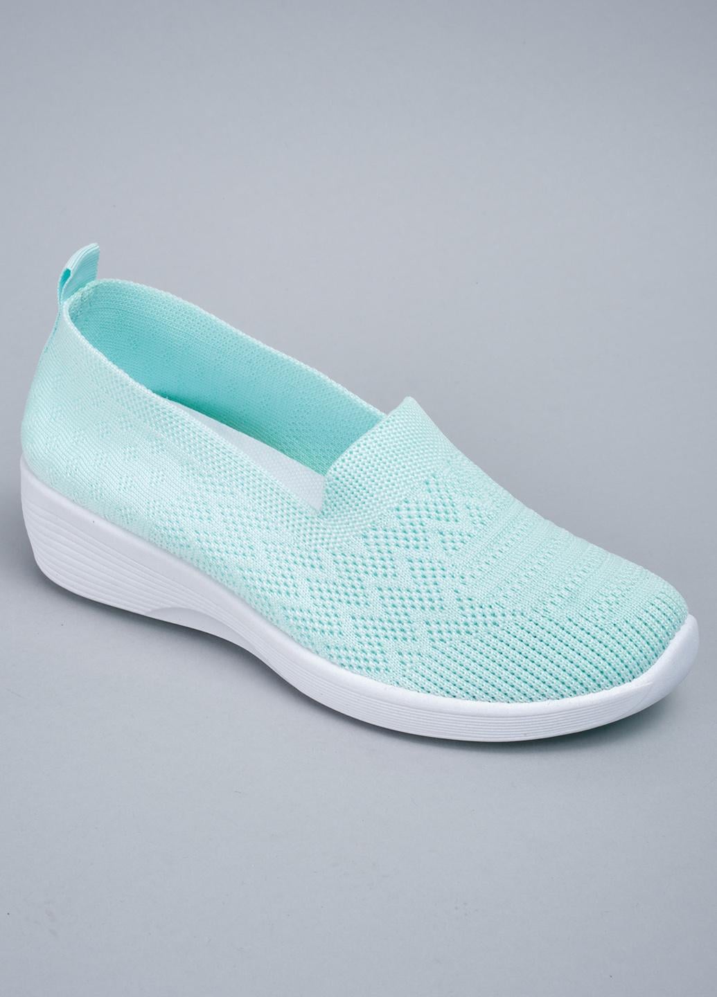 Слипоны женские Power KJ12 р. 36 Зеленый (343456_36)