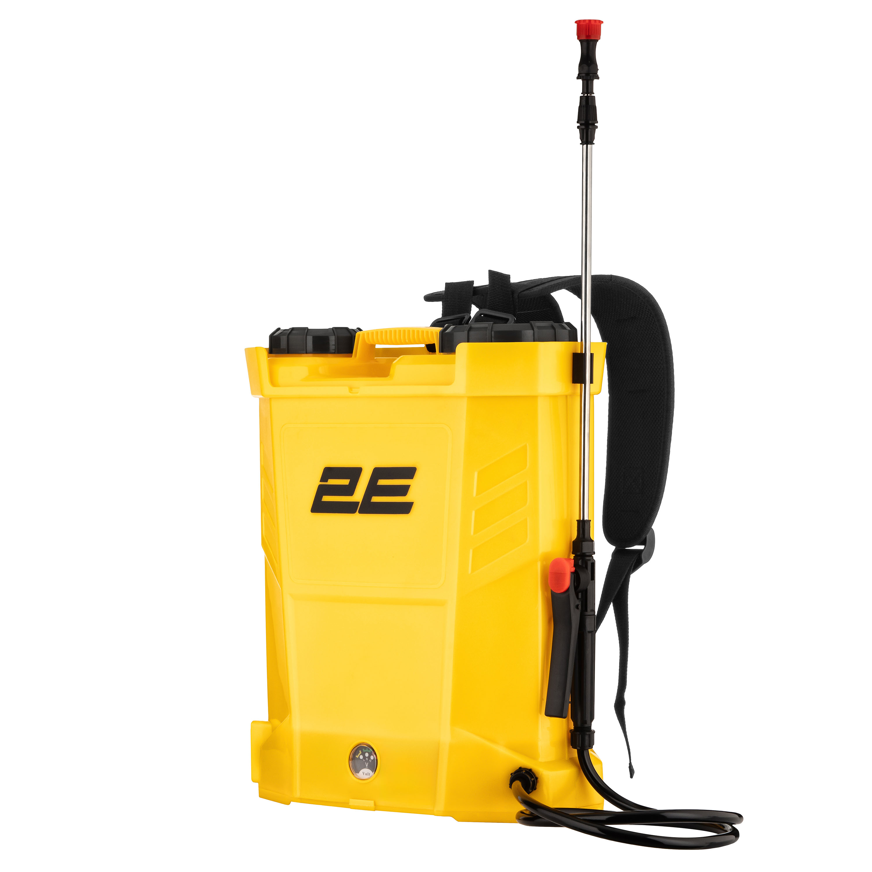 Опрыскиватель ранцевый аккумуляторный 2E AquaSpray 16LR 12V/8Ah с баком на 16 л с телескопической штангой 45-77 см Желтый (2E-16LBS)