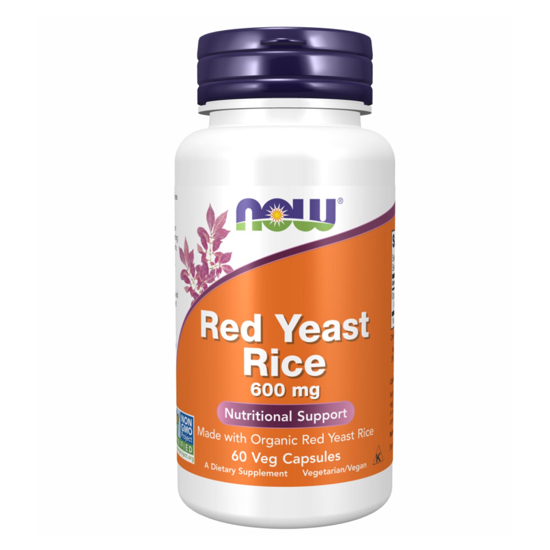 Натуральная добавка Red Yeast Rice 600 mg 60 vcaps (2022-10-2975)