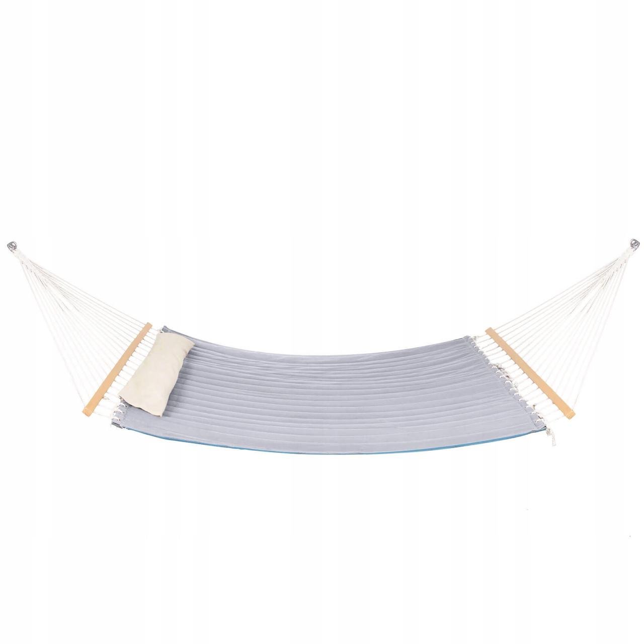 Гамак підвісний Springos HM055 200x140 см XXL з дерев'яними перекладинами