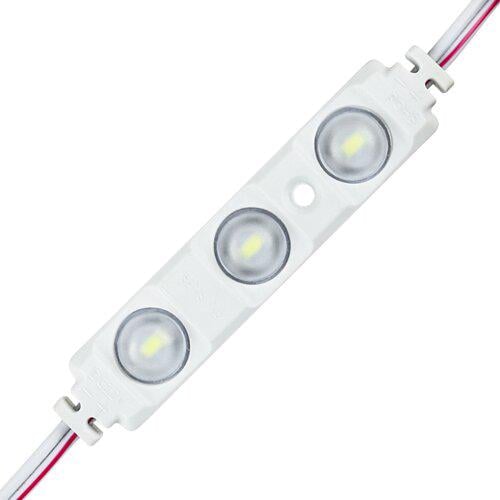 Світлодіодний модуль BRT XG19 5630-3 led W 1,5 W 6500К 12 В IP65 з лінзою напівсфера Білий