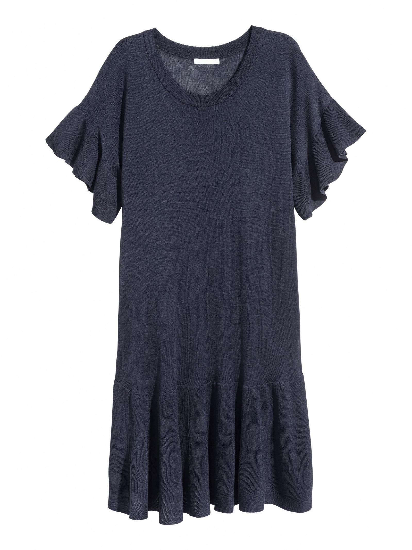 Сукня в'язана оверсайз XS Темно-синій (5268366dlog)