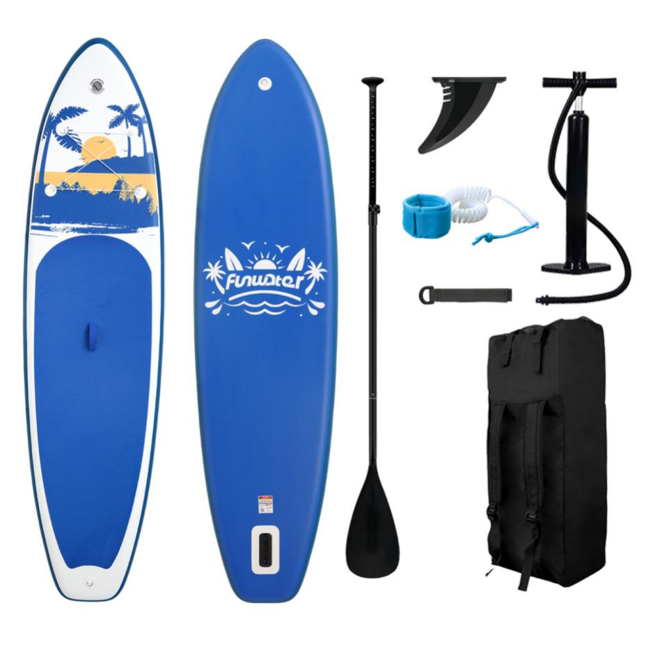 SUP-доска надувная Funwater Paddleboard Palm White 11" 8в1 335x84x15 см - фото 2 SUP-доска надувная Funwater Paddleboard Palm White 11" 8в1 335x84x15 см - фото 2