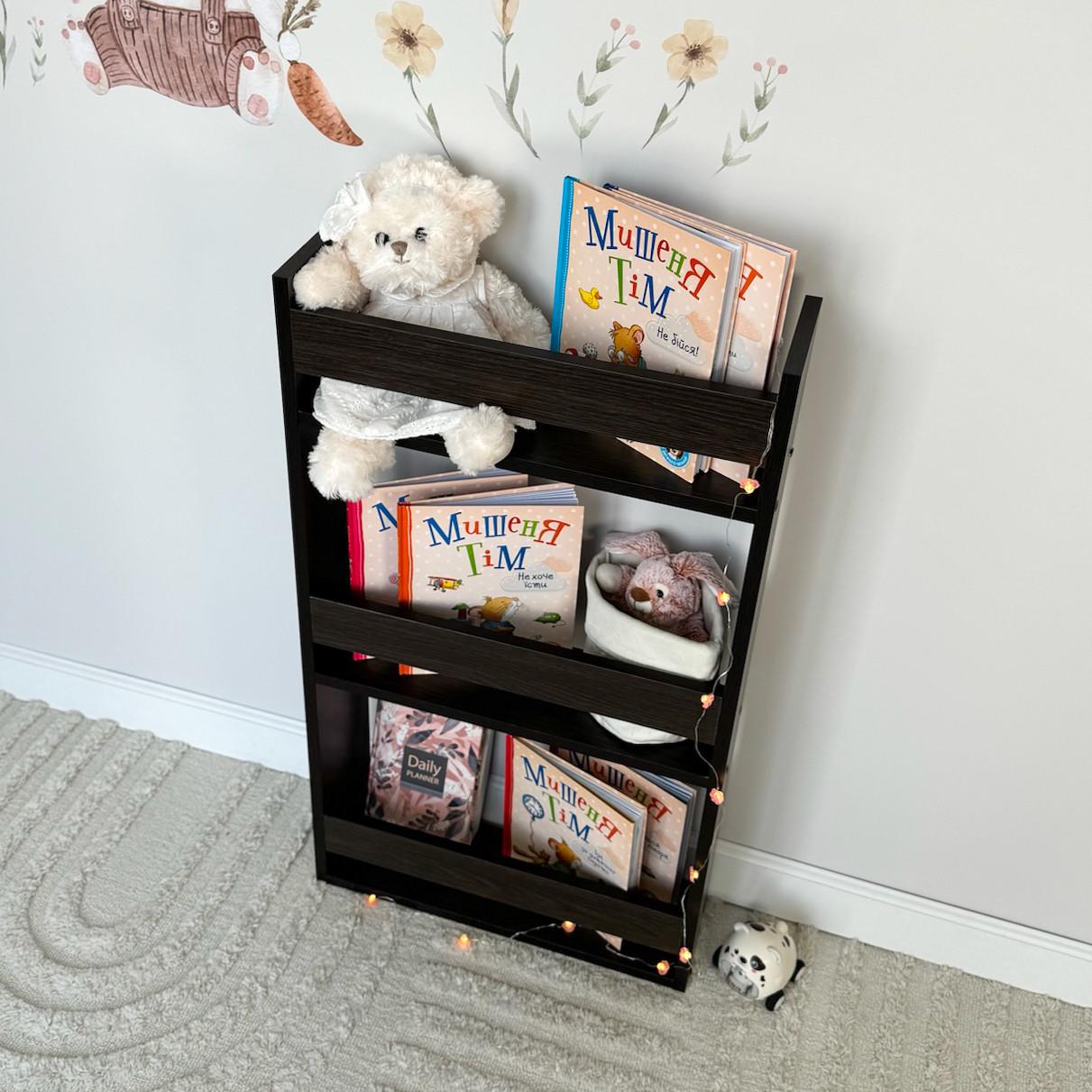 Полка детская навесная из ДСП Венге темный (DP-4V) - фото 5