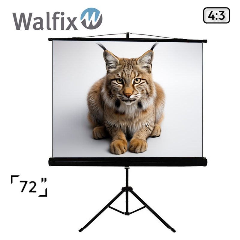 Экран проекционный Walfix SNТ-1 мобильный тренога 72" 145х110 см 4:3 (tf547) - фото 2