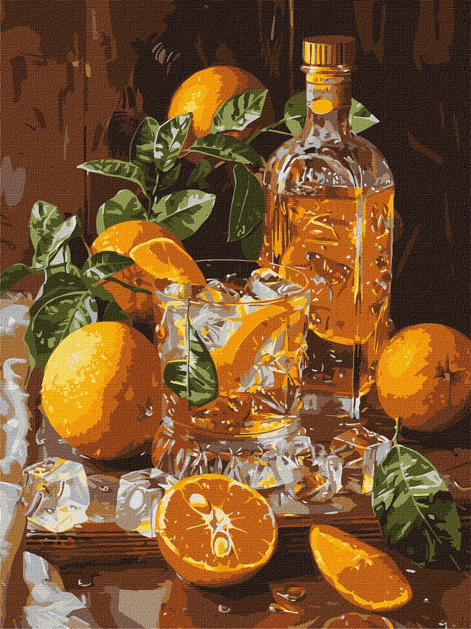 Картина по номерам Ideyka Апельсиновый вечер 30х40 см (2904697876)