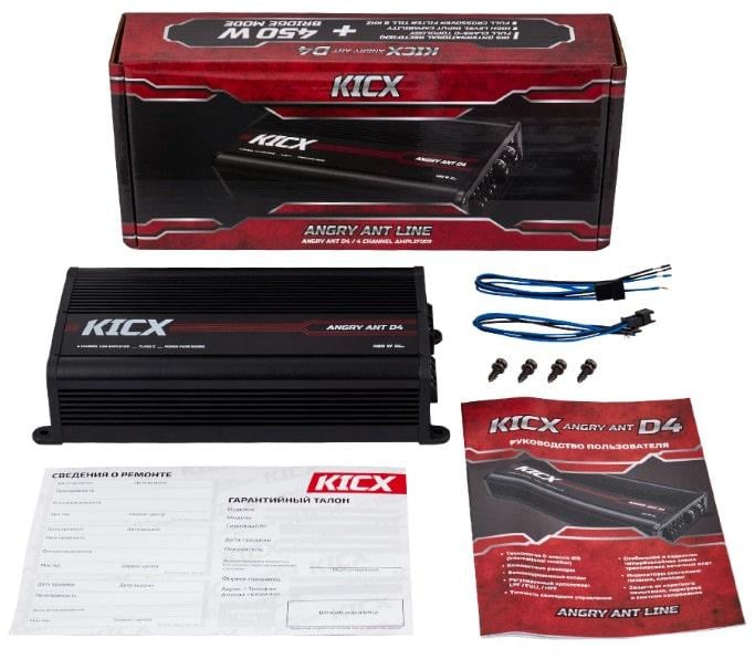 Усилитель Kicx Angry Ant D4 - фото 5