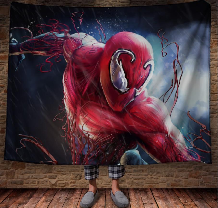 Плед с 3D принтом Venom / Spider-Man 150х200 см (epi_1172)