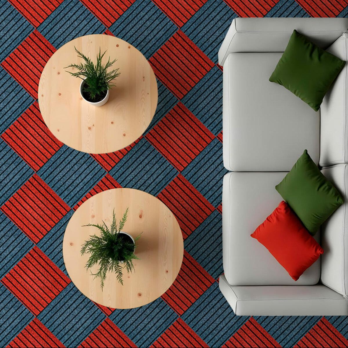 Плитка самоклеящаяся под ковролин 300х300х4,5 мм (SW-00002484) - фото 7