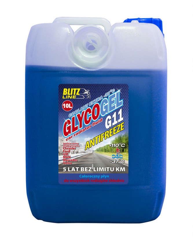 Антифриз Blitz Line Glycogel G11 ready-mix до-37°C 10 л Синий (28882)